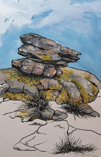 Copy of Jenny McDonald_Near Reed's Lookout_Gouache and charcoal_2025 Copy of Jenny McDonald_Near Reed's Lookout_Gouache and charcoal_2025