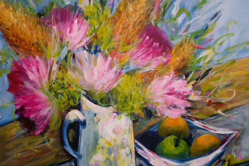 Larissa Perkin_From Sues Garden_Acrylic on canvas_2025 Larissa Perkin_From Sues Garden_Acrylic on canvas_2025